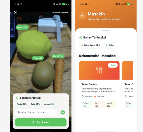 MasAkIn - AI-Powered Recipe & Ingredient Scanner